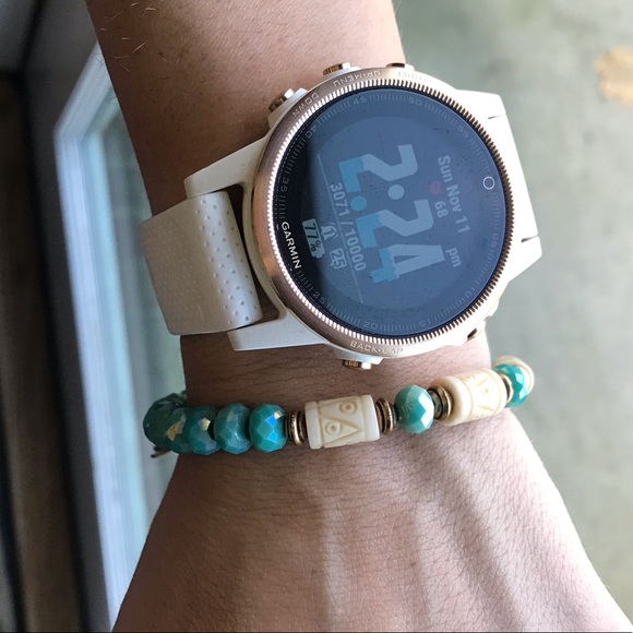 Alex and Ani Turquoise & Gold Bracelet - Picture 4 of 5